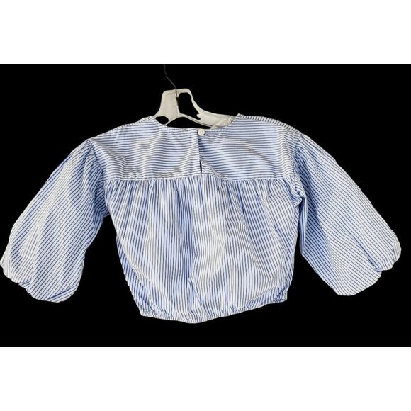 2 Pc Striped Tucker Tate Dress + Something Navy Blouson Top Baby Girl 24 Mo - Picture 5 of 13